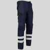 PANTALON UNISEX MULTIBOLSILLOS ELASTICO ARCE COMBI + 2 BANDAS REFLECT. GARYS