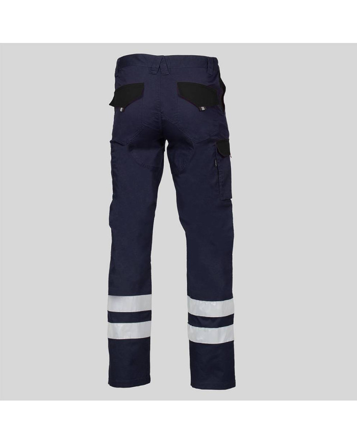 PANTALON UNISEX MULTIBOLSILLOS ELASTICO ARCE COMBI + 2 BANDAS REFLECT. GARYS