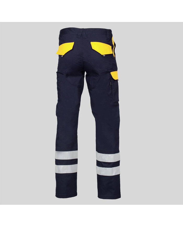 PANTALON UNISEX MULTIBOLSILLOS ELASTICO ARCE COMBI + 2 BANDAS REFLECT. GARYS