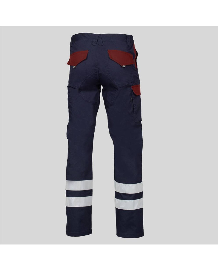 PANTALON UNISEX MULTIBOLSILLOS ELASTICO ARCE COMBI + 2 BANDAS REFLECT. GARYS