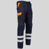PANTALON UNISEX MULTIBOLSILLOS ELASTICO ARCE COMBI + 2 BANDAS REFLECT. GARYS