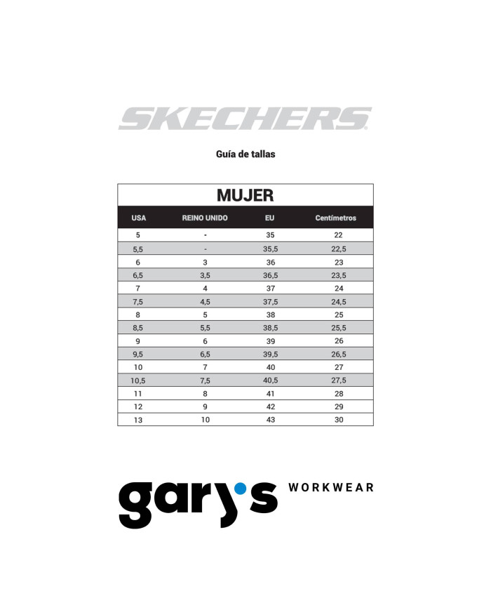 SQUAD SR SKECHERS MUJER GARYS