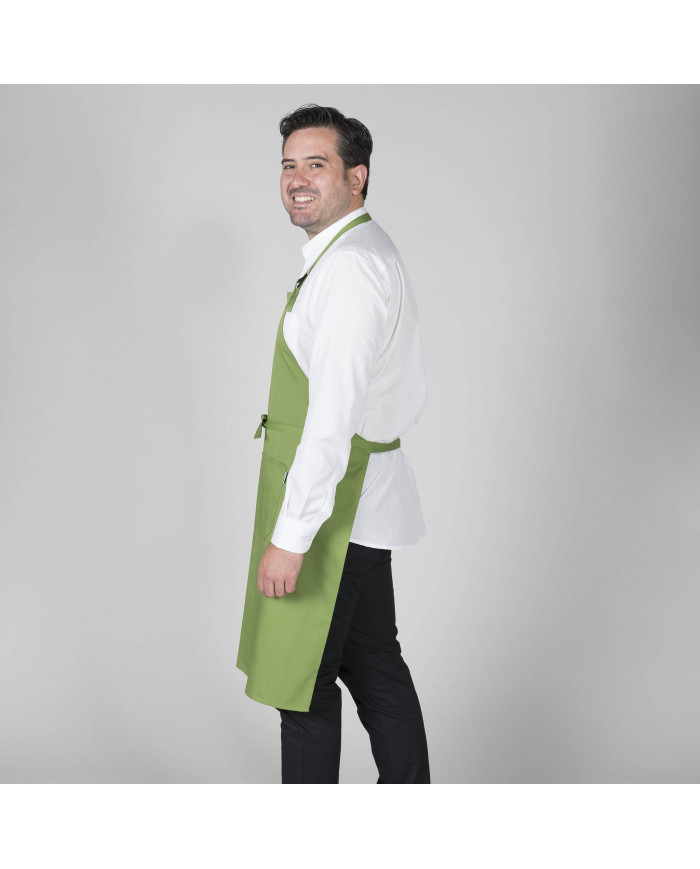 DELANTAL CON PETO Y BOLSILLO 90x75 CM SARGA GARYS