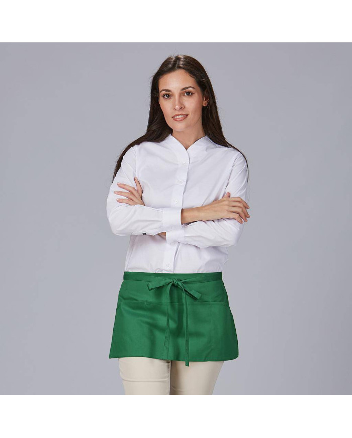 DELANTAL SIN PETO CORTO BOLSILLO 30X60 CM GARYS