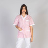 BLUSA SANITARIO UNISEX PICO ABIERTO VICHY COMBINADA GARYS