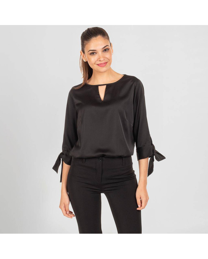 BLUSA MUJER OLIVIA SATEN GARYS | Blusas | Uniformes