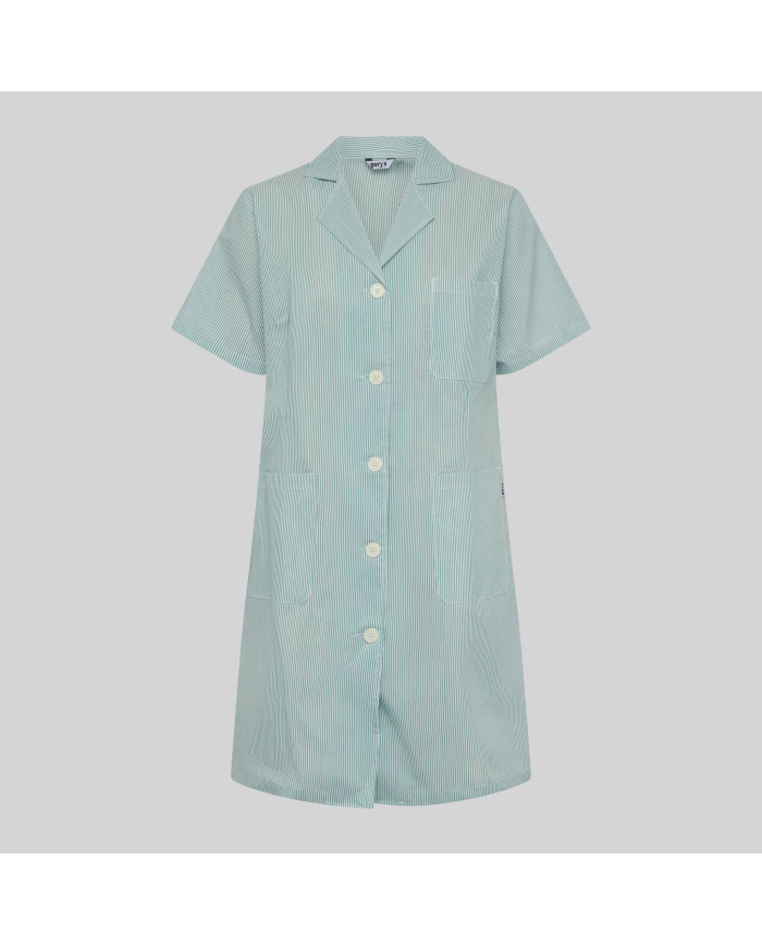 BATA MUJER M/C VICHY GARYS | Batas | Uniformes Limpieza