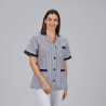 BATA MUJER CORTA VICHY M/C COMBINADA GARYS | Batas