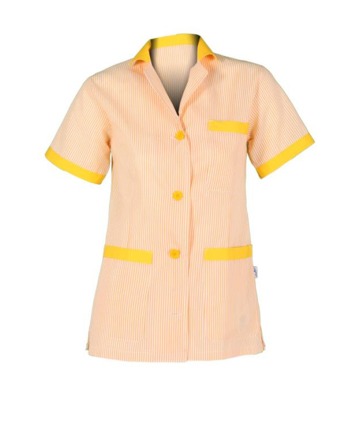 BATA MUJER CORTA VICHY M/C COMBINADA GARYS | Batas