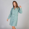 BATA MUJER M/L VICHY GARYS | Batas | Uniformes Limpieza