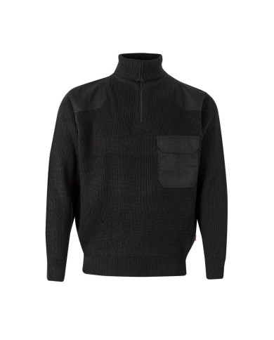 Jersey punto grueso con cuello alto VELILLA