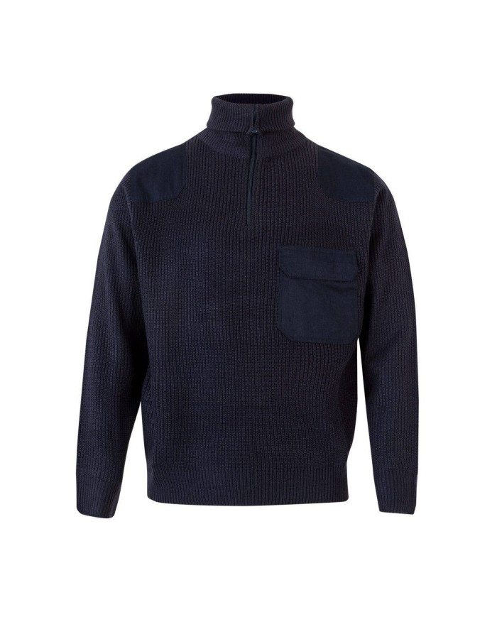 Jersey punto grueso con cuello alto VELILLA