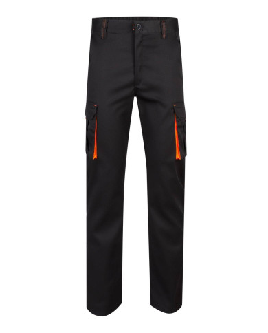 Pantalón stretch bicolor multibolsillos VELILLA