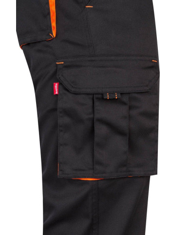 Pantalón stretch bicolor multibolsillos VELILLA