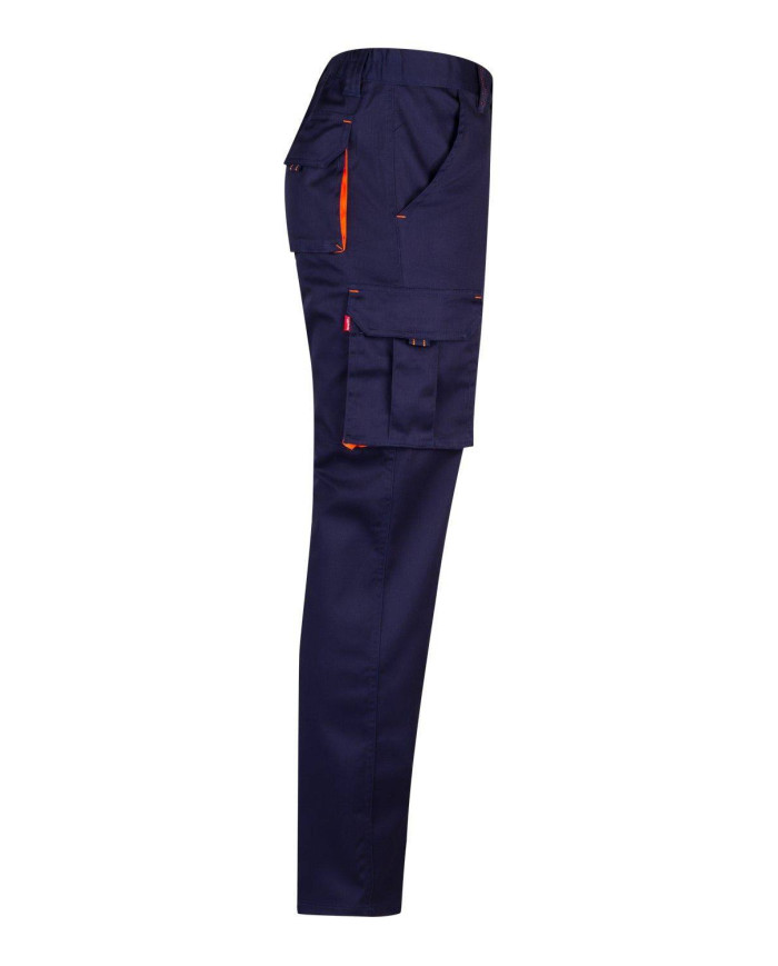Pantalón stretch bicolor multibolsillos VELILLA