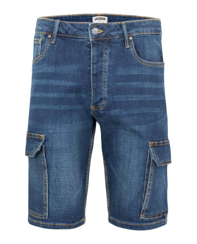 Bermudas denim stretch multibolsillos VELILLA