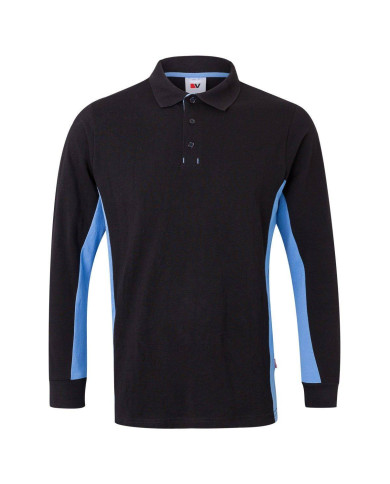 Polo bicolor manga larga VELILLA