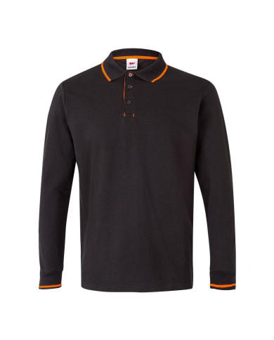 Polo bicolor manga larga VELILLA