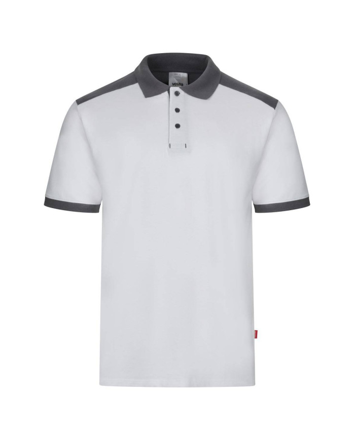 Polo stretch bicolor manga corta VELILLA