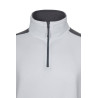 Sudadera bicolor con media cremallera VELILLA