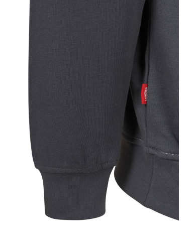 Sudadera bicolor con media cremallera VELILLA