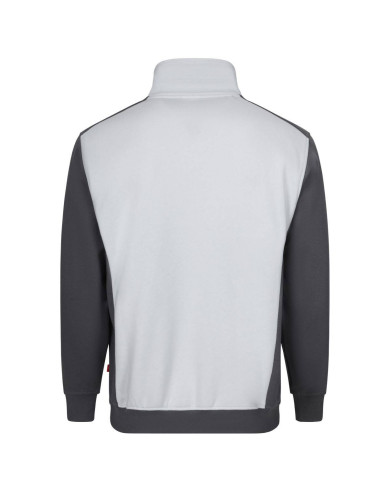 Sudadera bicolor con media cremallera VELILLA