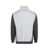 Sudadera bicolor con media cremallera VELILLA