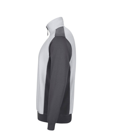 Sudadera bicolor con media cremallera VELILLA
