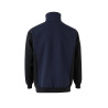 Sudadera bicolor con media cremallera VELILLA