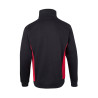 Sudadera bicolor con media cremallera VELILLA