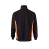 Sudadera bicolor con media cremallera VELILLA
