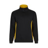 Sudadera bicolor con media cremallera VELILLA