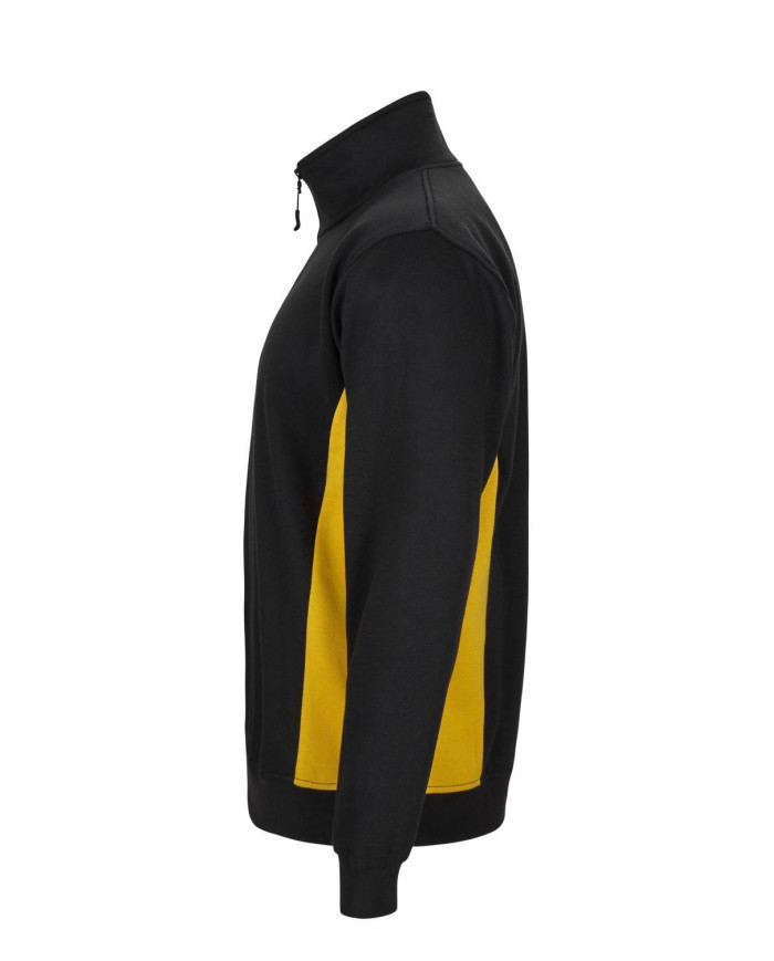Sudadera bicolor con media cremallera VELILLA