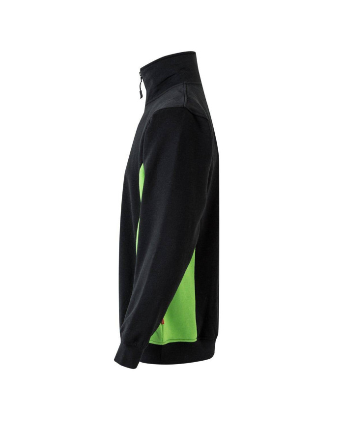 Sudadera bicolor con media cremallera VELILLA