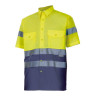 Camisa bicolor manga corta VELILLA