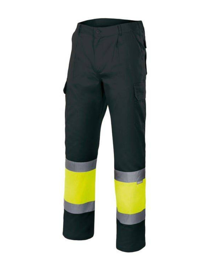Pantalón forrado bicolor multibolsillos VELILLA