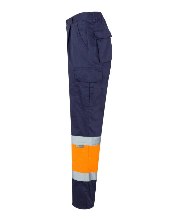 Pantalón bicolor multibolsillos VELILLA