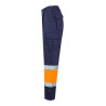 Pantalón bicolor multibolsillos VELILLA
