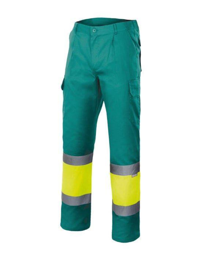 Pantalón bicolor multibolsillos VELILLA