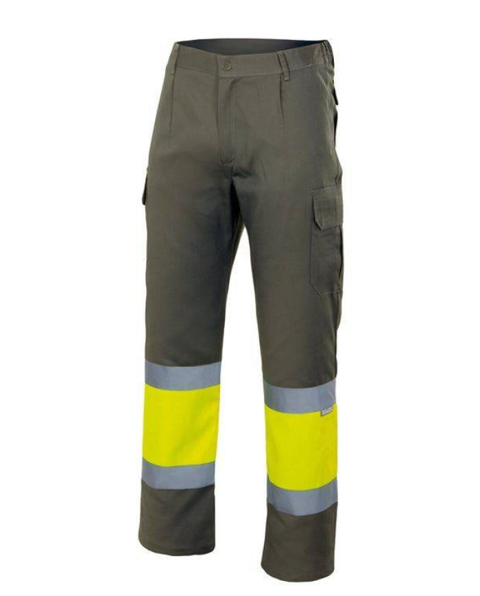 Pantalón bicolor multibolsillos VELILLA