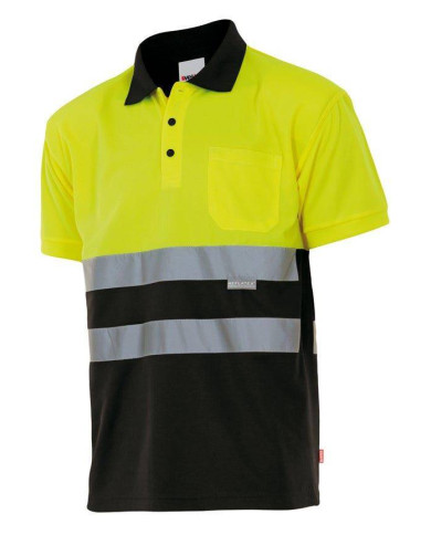 Polo bicolor manga corta VELILLA