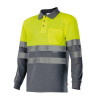 Polo bicolor manga larga VELILLA | POLOS | Uniformes ALTA