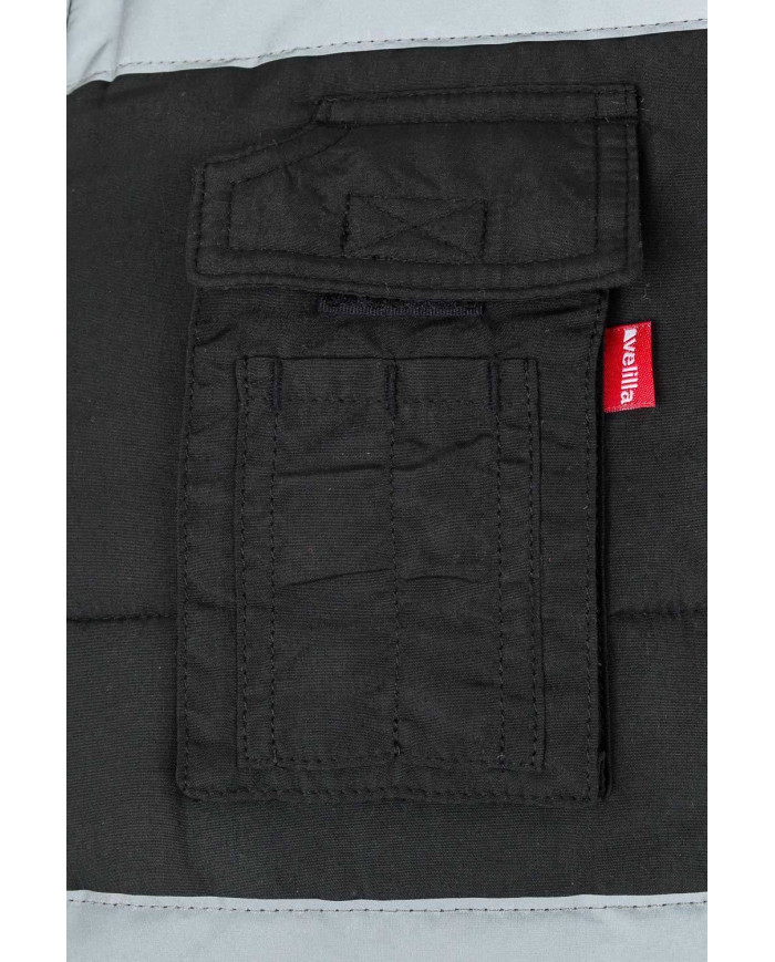 Chaleco acolchado multibolsillos con cintas VELILLA