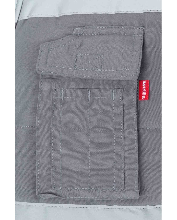 Chaleco acolchado multibolsillos con cintas VELILLA