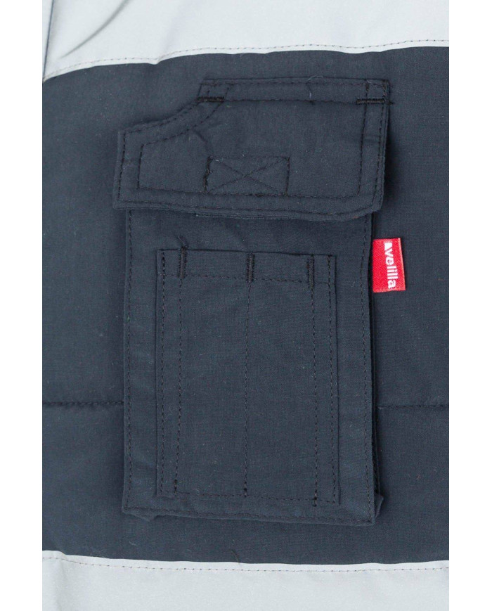 Chaleco acolchado multibolsillos con cintas VELILLA