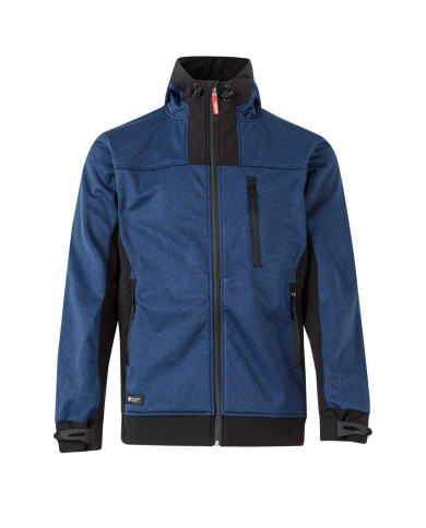 Cazadora soft shell bicolor con capucha VELILLA