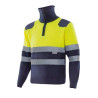 Jersey bicolor con cremallera VELILLA