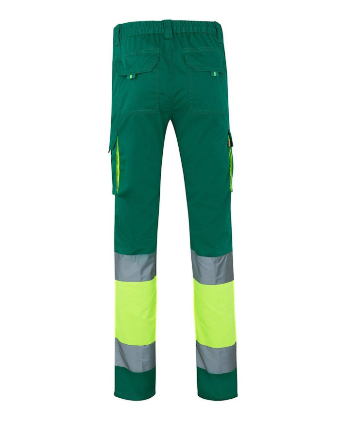 Pantalón stretch bicolor multibolsillos VELILLA