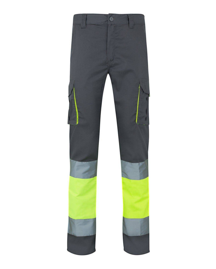 Pantalón stretch bicolor multibolsillos VELILLA