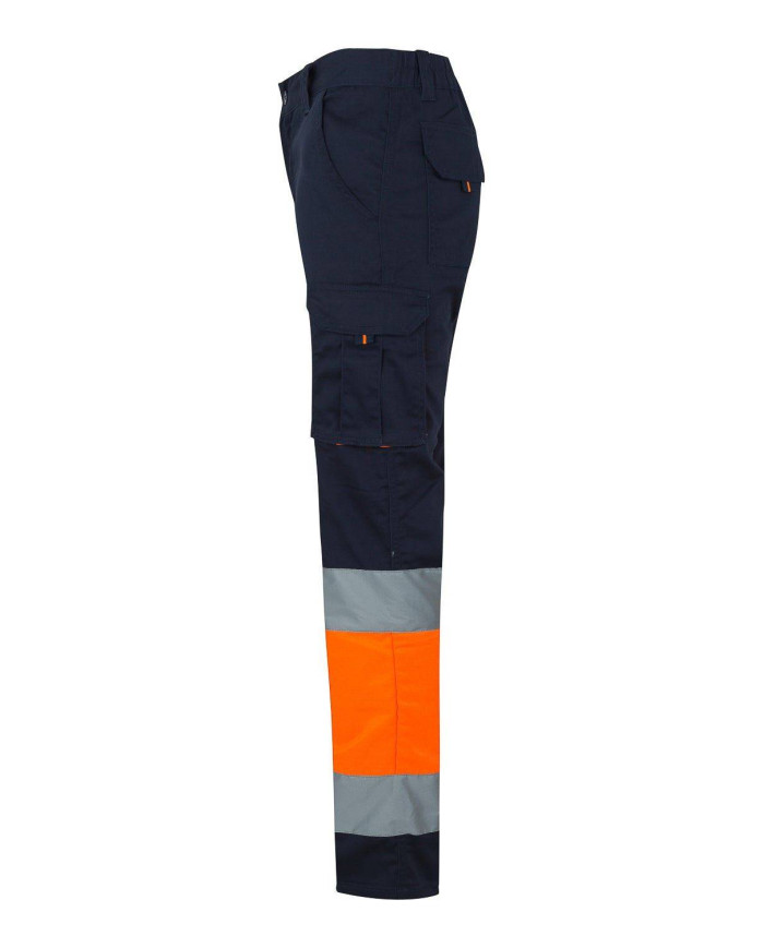 Pantalón stretch bicolor multibolsillos VELILLA